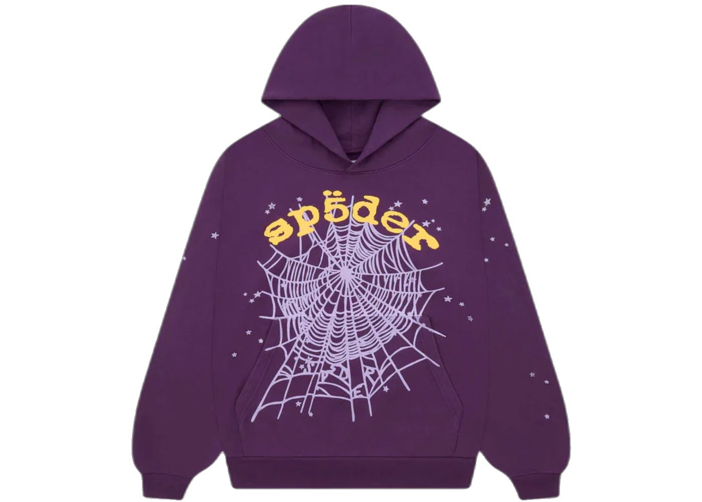 Sp5der Star OG Web V2 Hoodie Purple, Purple (sp5der-star-og-web-v2-hoodie-purple)