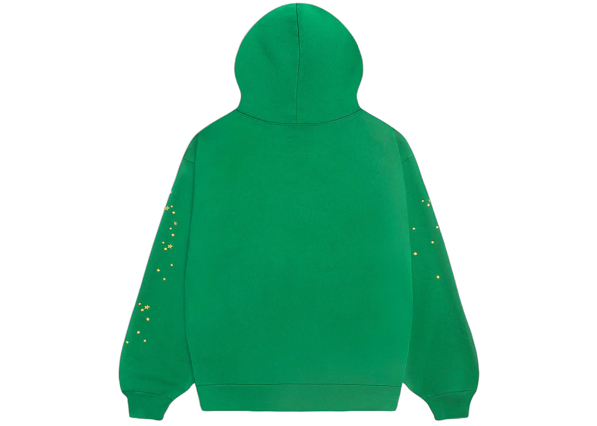 Sp5der Star OG Web V2 Hoodie Slime Green