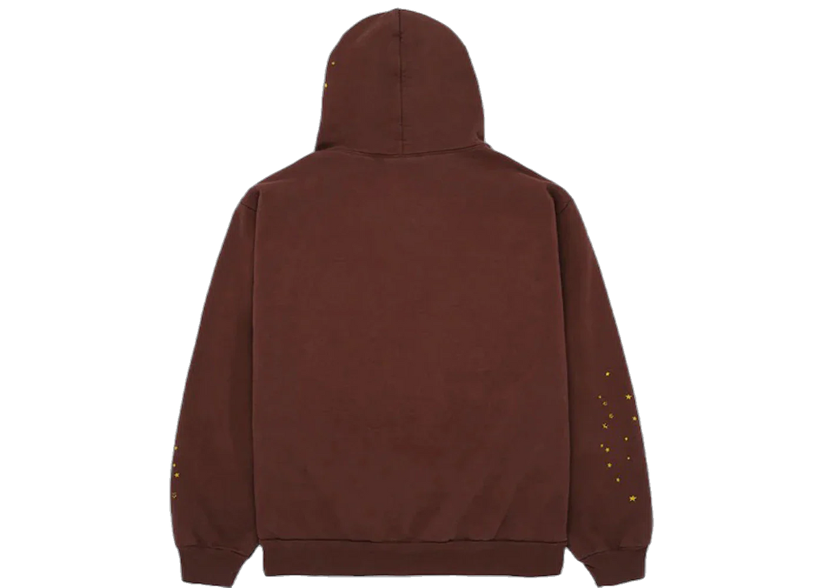 Sp5der Web Hoodie Brown