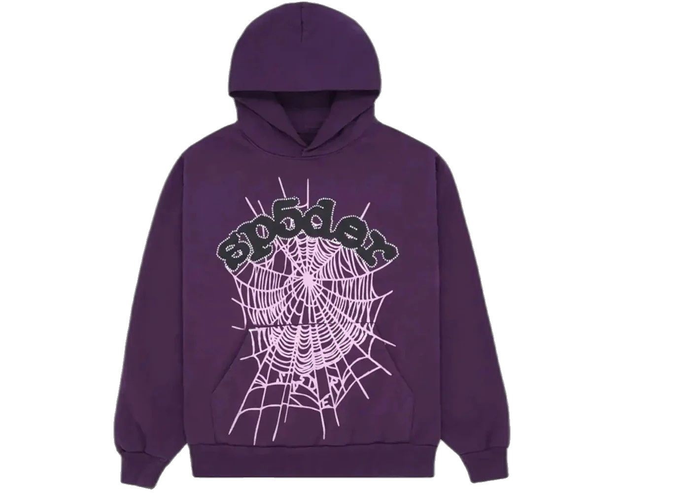 Sp5der Web Hoodie Purple, Purple (sp5der-web-hoodie-purple)