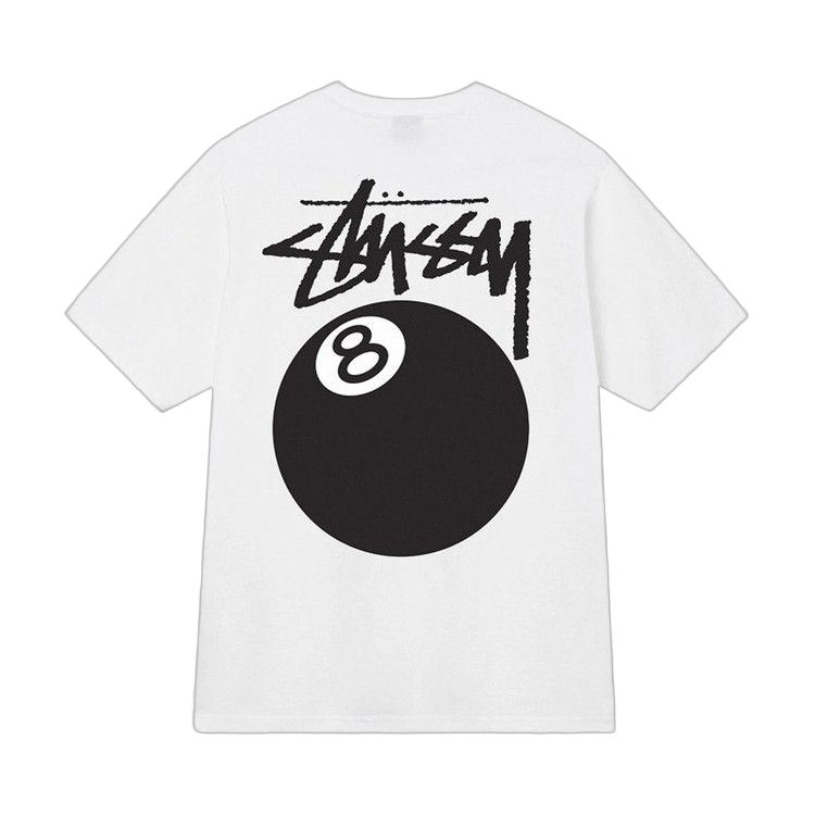 Stussy 8 Ball T-Shirt White