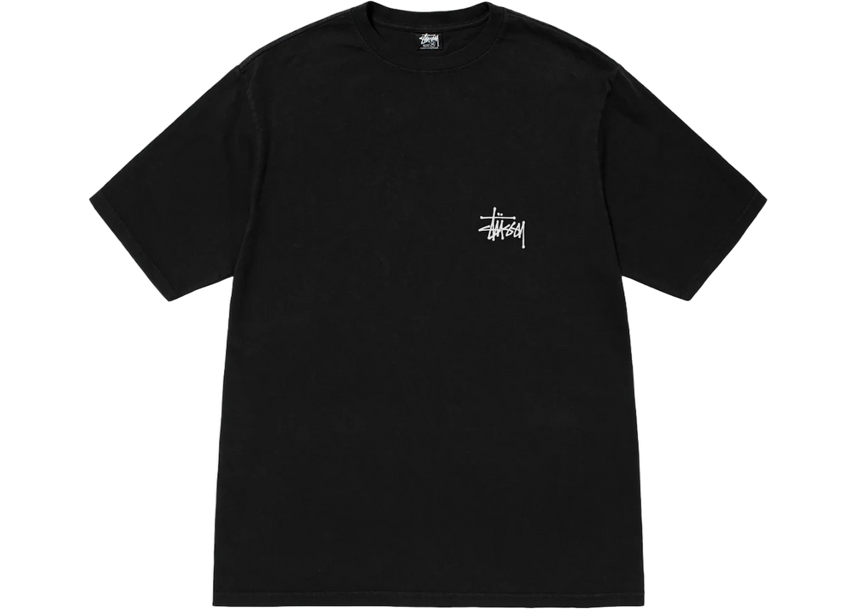 Stussy Basic Pigment Dyed T-Shirt Black