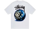 Stussy Born X Raised 8 Ball Tee White