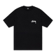 Stussy Burning Stock Tee Black
