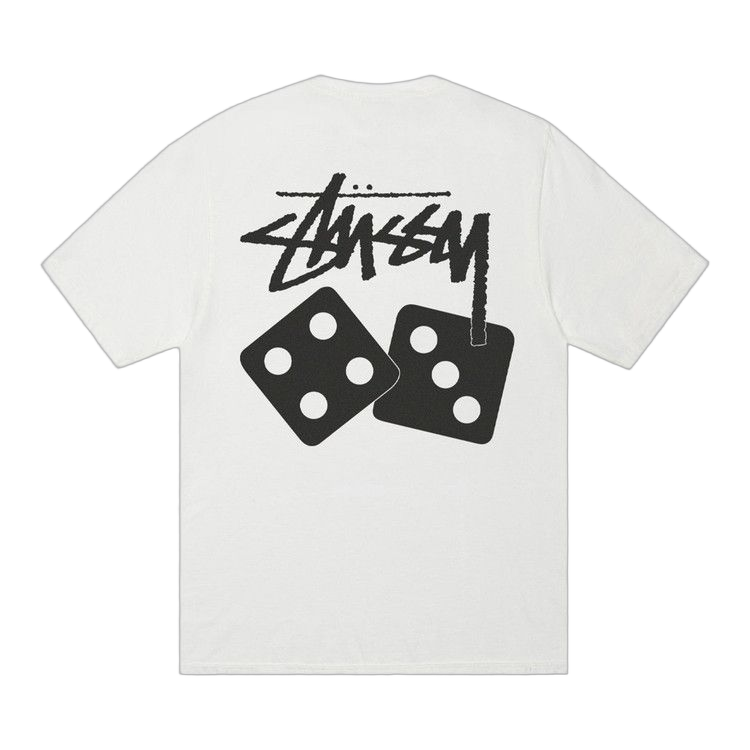 Stussy Dice T-Shirt Pigment Dyed Natural