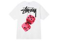 Stussy Fuzzy Dice Tee White