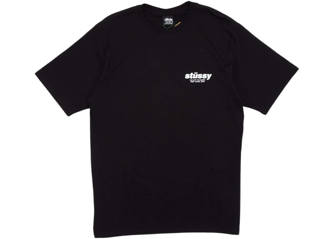 Stussy Rollers Tee Black, Black (stussy-rollers-tee-black)