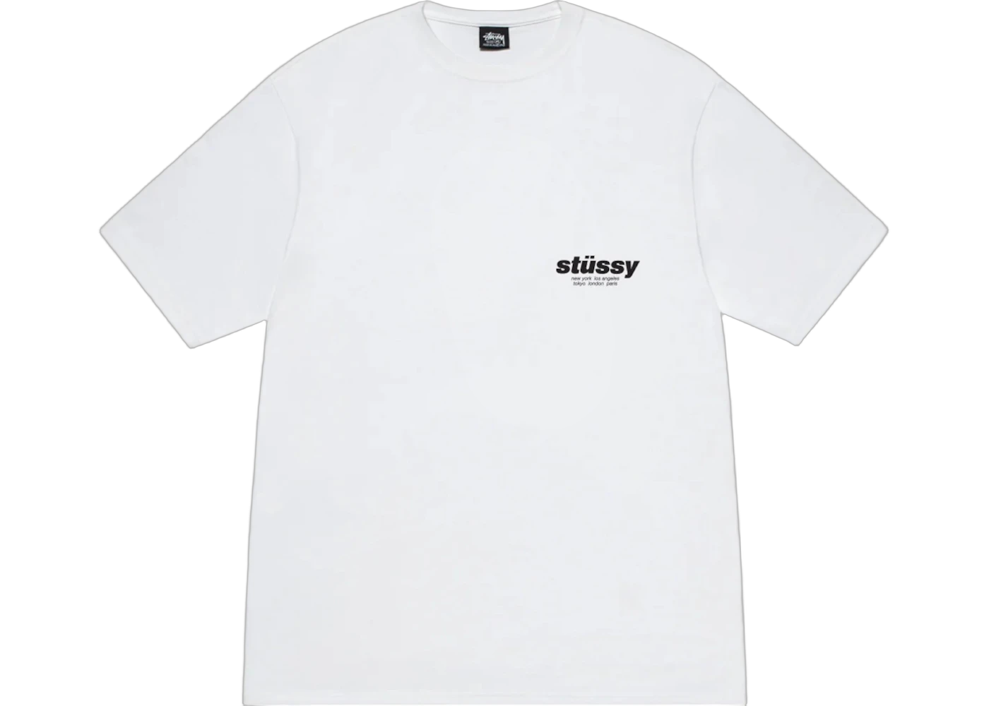 Stussy Rollers Tee White, White (stussy-rollers-tee-white)
