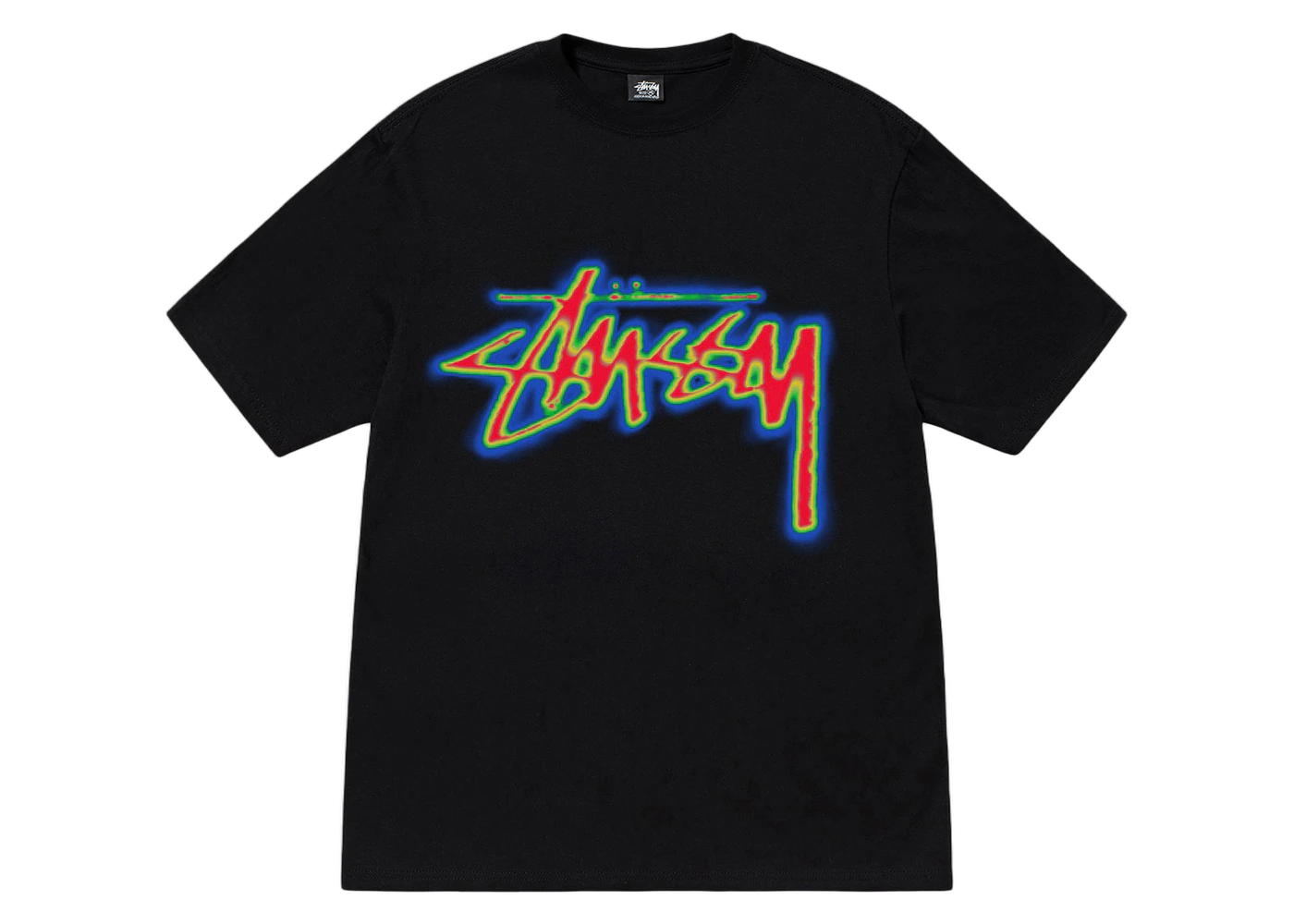 Stussy Thermal Stock Tee Black, Black (1905023-BLAC)