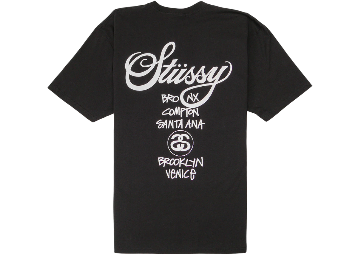Stussy World Tour T-shirt Black