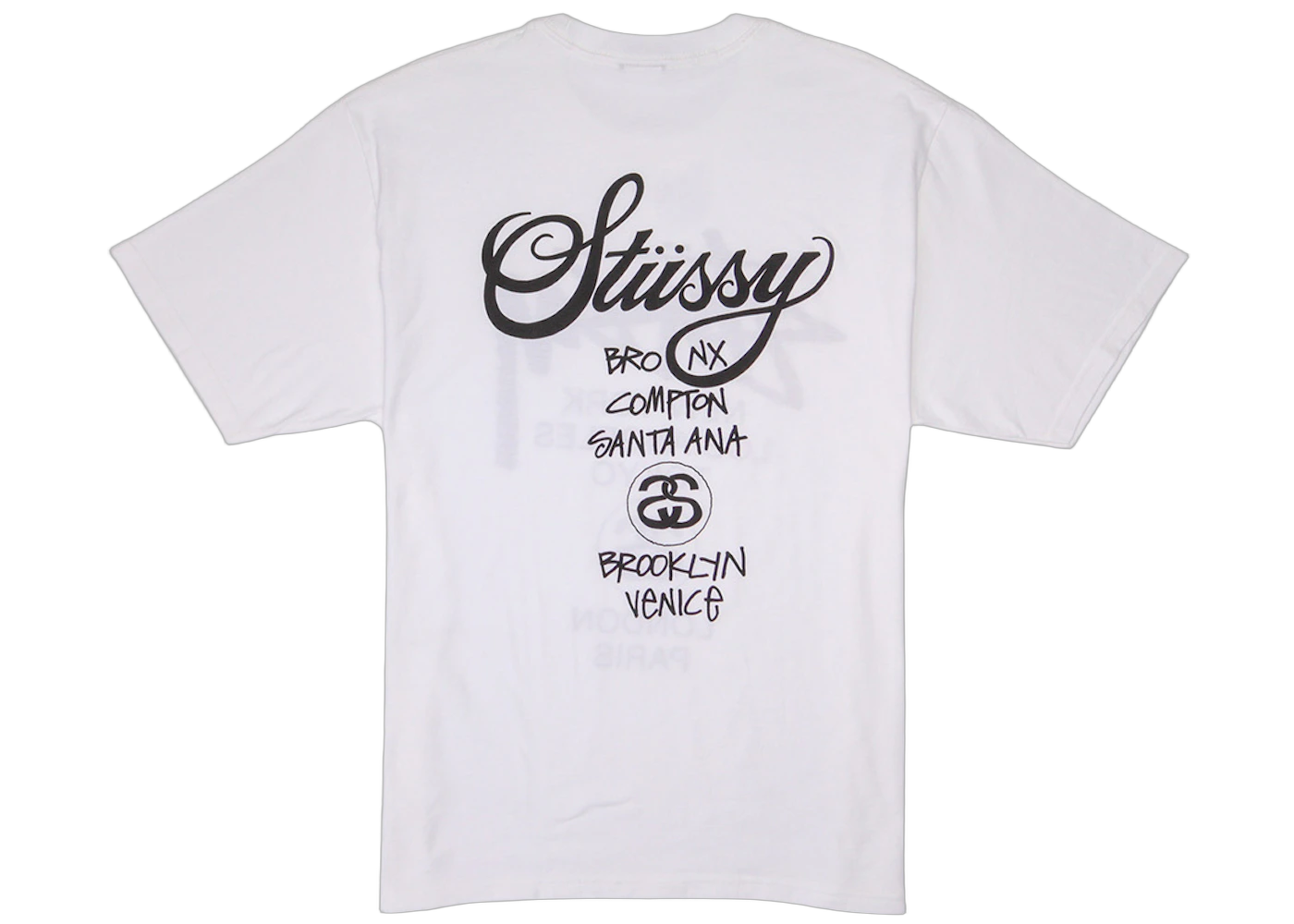 Stussy World Tour T-shirt White, White (stussy-world-tour-t-shirt-white)