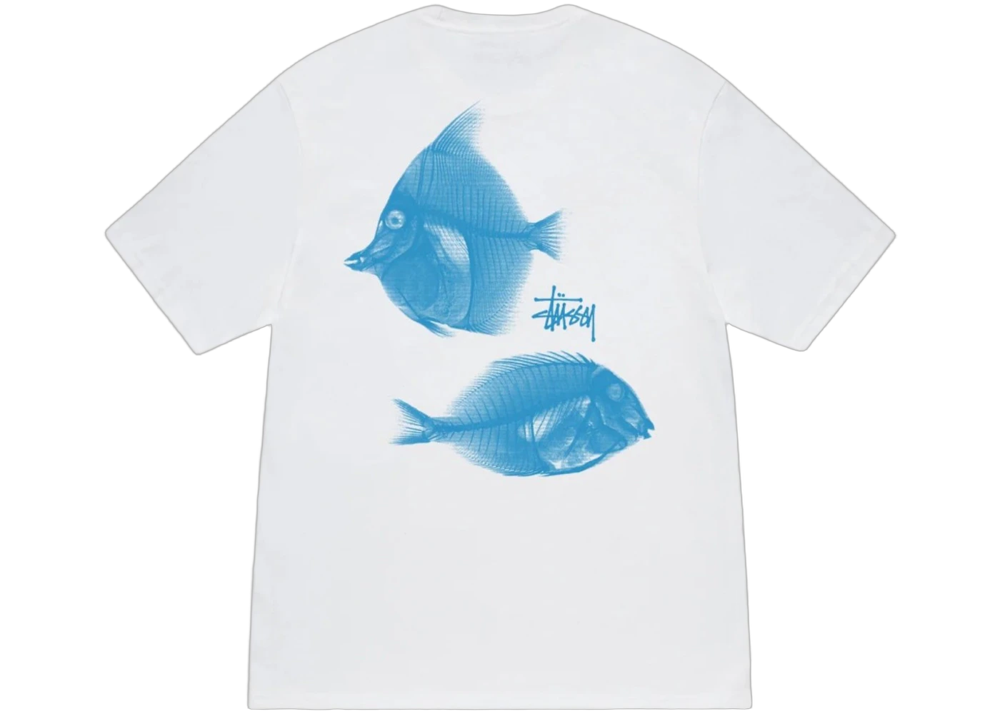 Stussy X-Ray Fishin Tee White, White (1905083-1201)