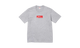 Supreme Arabic Box Logo T-Shirt Heather Grey
