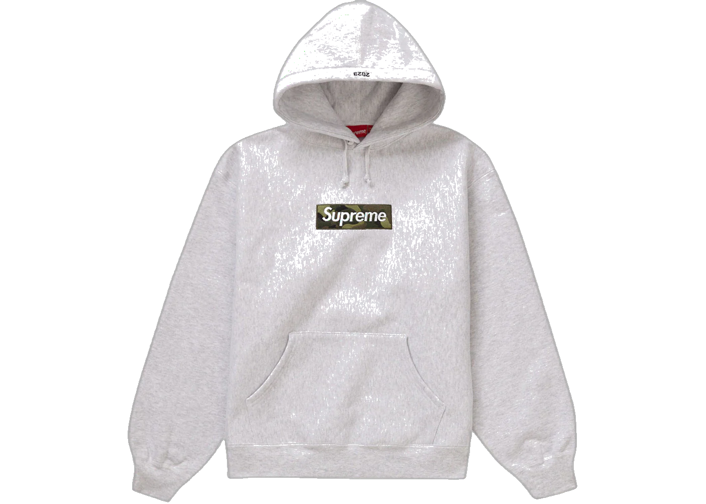 Supreme Box Logo Hooded Sweatshirt (FW23) Ash Grey, Ash Grey (supreme-box-logo-hooded-sweatshirt-fw23-ash-grey)