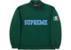 Supreme Milan Shop Flag Half Zip Pullover Green