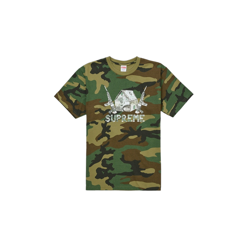 Supreme Origami Tee Woodland Camo