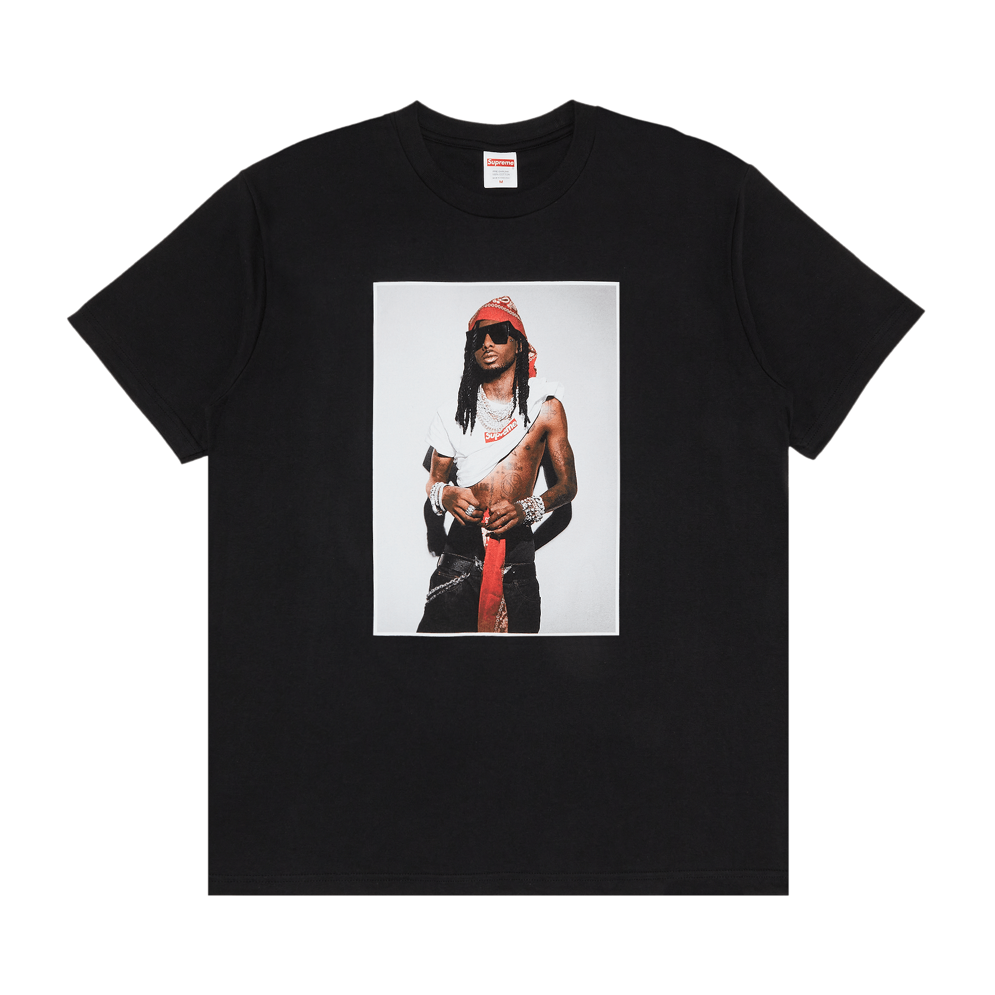 Supreme Playboi Carti Tee Black, Black (supreme-playboi-carti-tee-black)