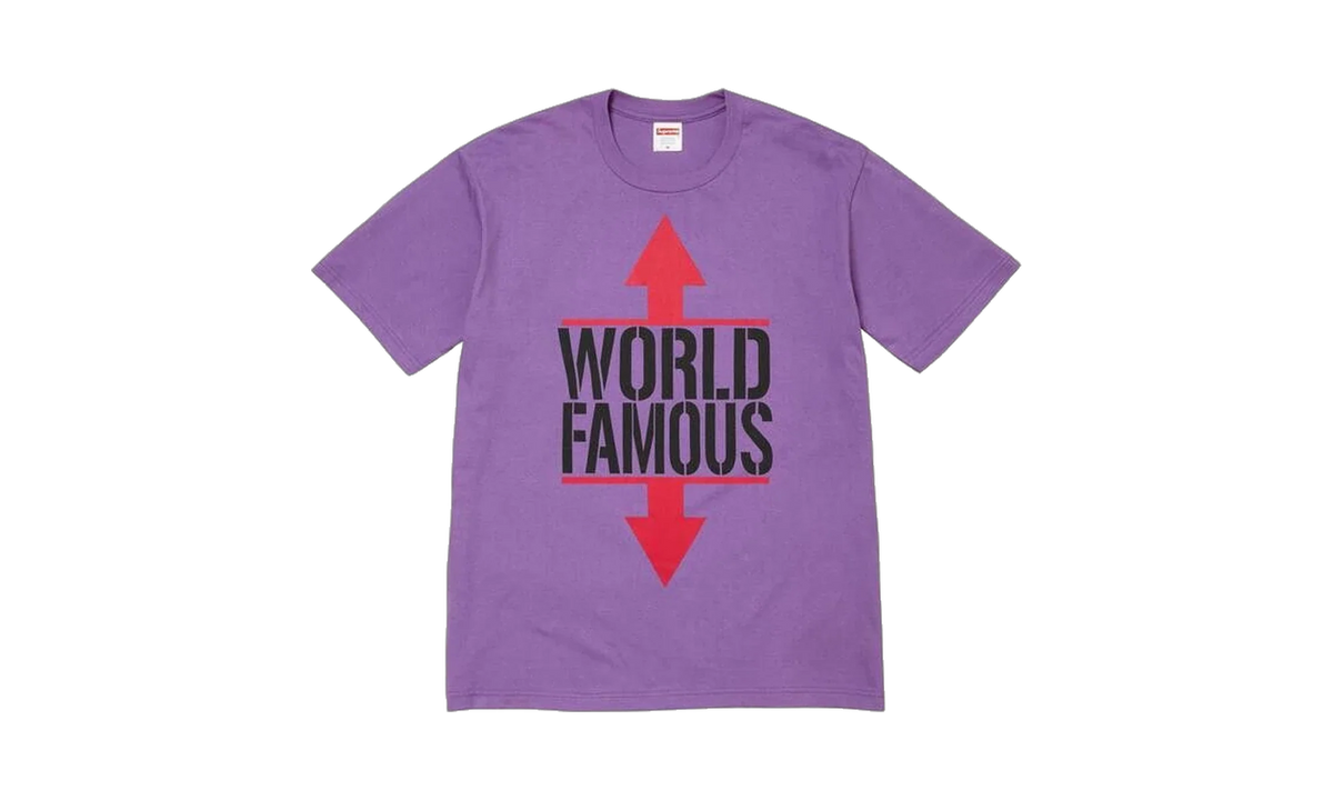 Supreme World Famous T-Shirt Purple