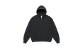 Supreme x Air Jordan Zip Up Hooded Sweatshirt Black