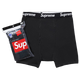 Supreme x Hanes Boxer Briefs (4 Pack) Black