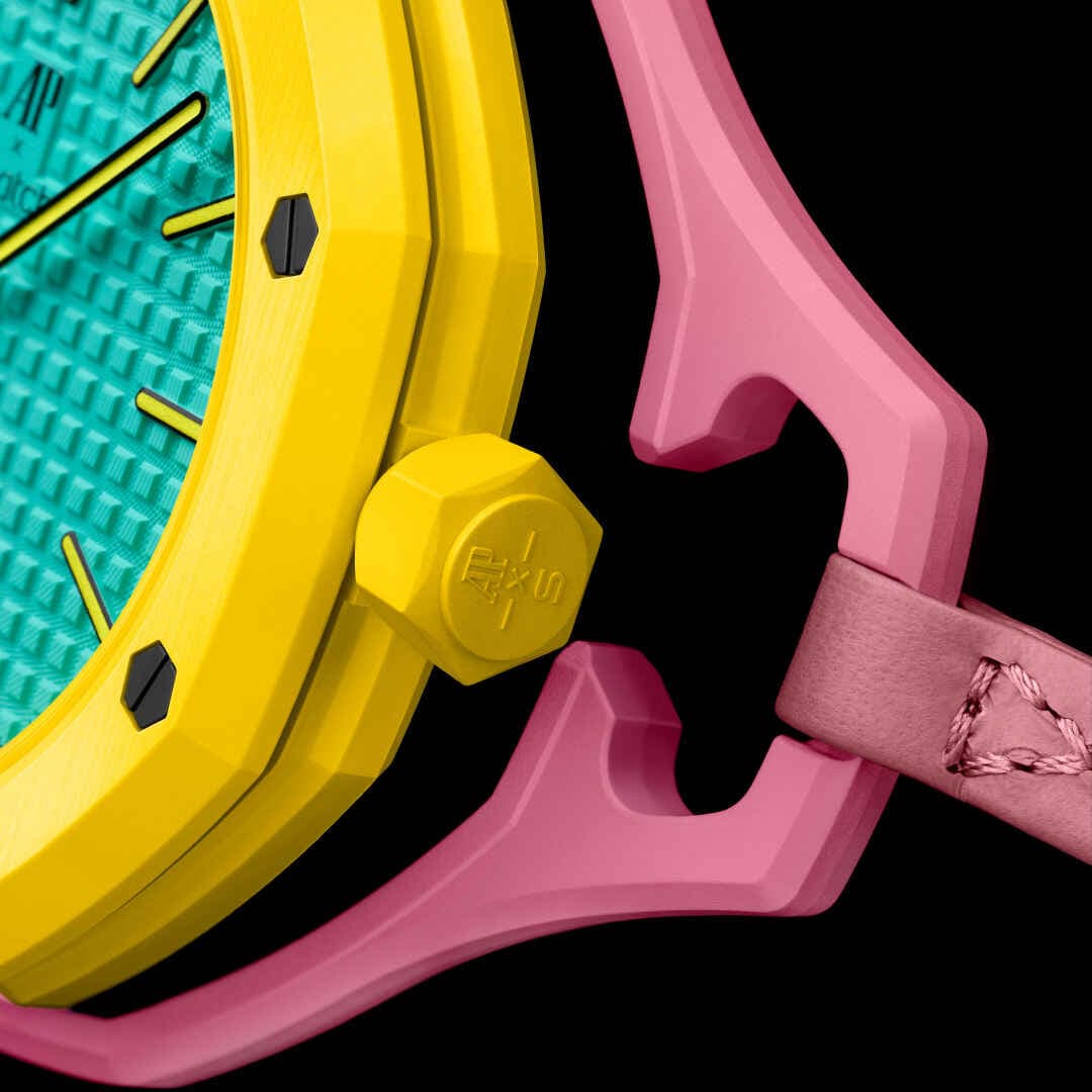 Swatch x Audemars Piguet Bioceramic Royal Pop Savonnette Otg Roz SSX03J100N