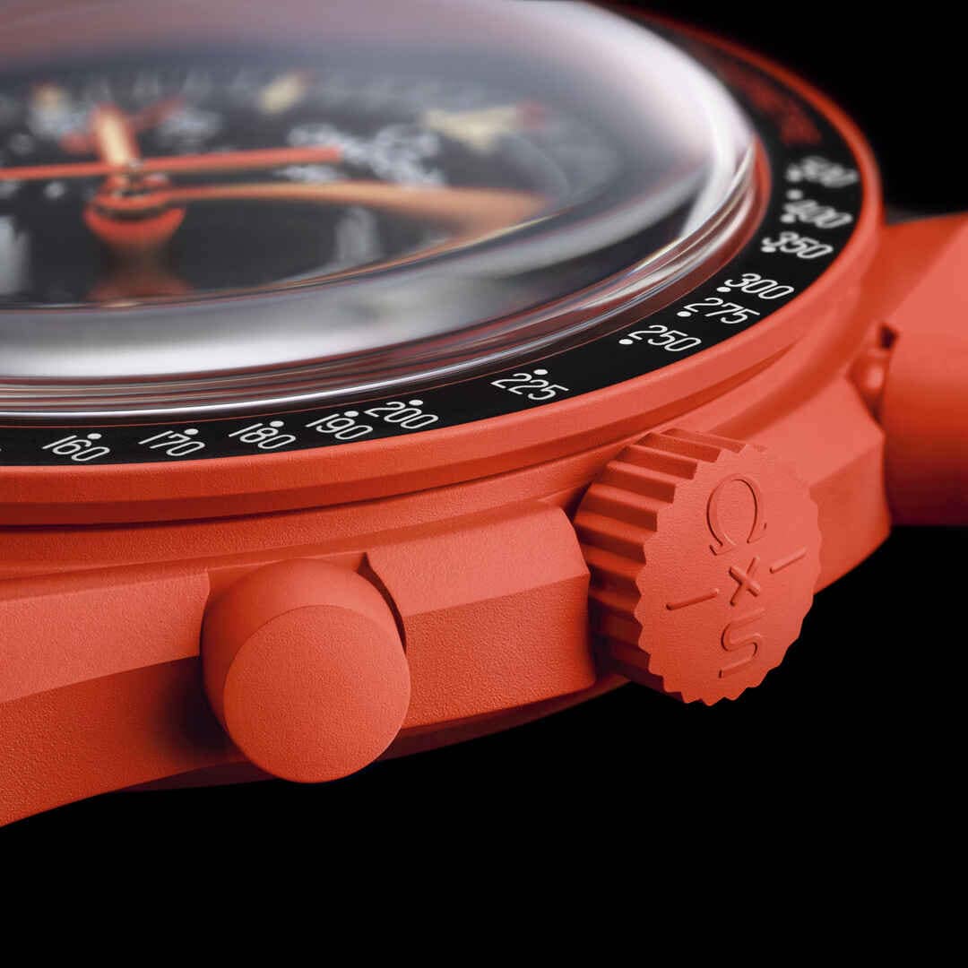 Swatch x Omega Bioceramic Moonswatch Mission On Earth Lava SO33O100