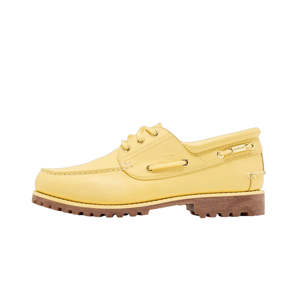 Timberland 3-Eye Classic Lug Boat Shoe Jacquemus La Bateau, Banana Yellow/Gum (TB0A6G7F-EVU)