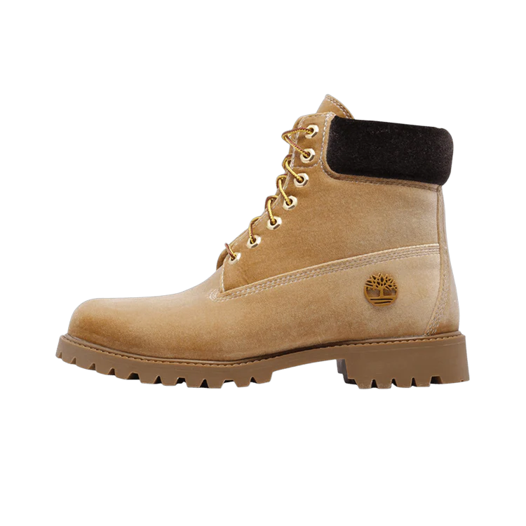 Timberland 6" Boot Off White Wheat Velvet, Camel (TB0A1Q8L)