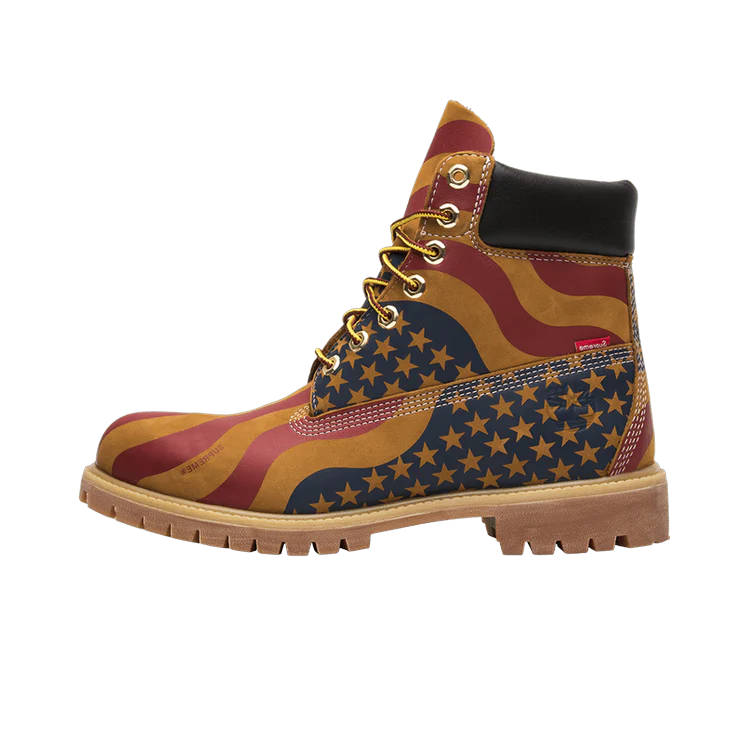 Timberland 6" Boot Supreme Stars & Stripes Wheat, Wheat (TB0A1PHF)