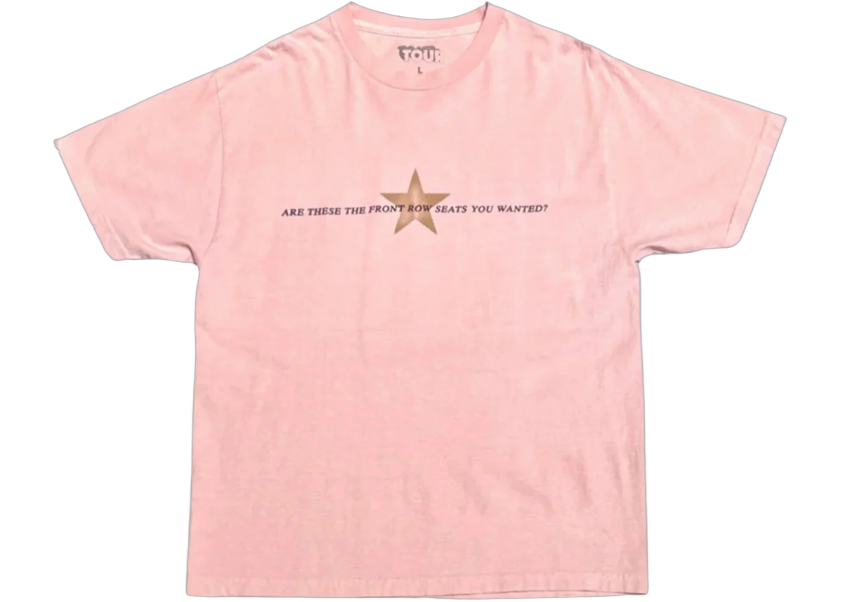 Travis Scott Utopia Circus Maximus Pink Star T-Shirt Pink
