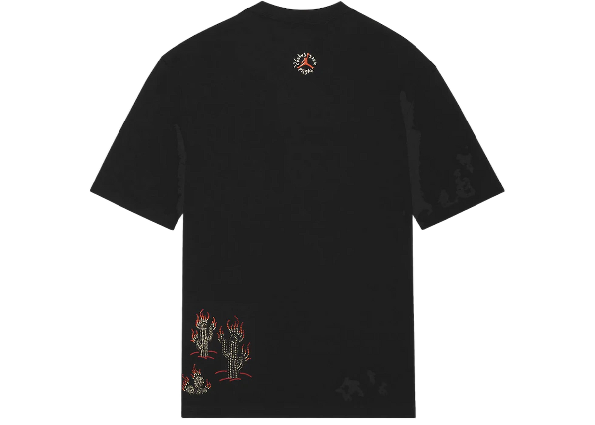 Travis Scott x Air Jordan Flight Graphic T-Shirt Black