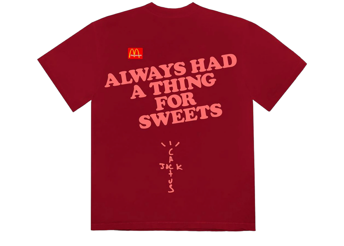 Travis Scott x McDonald's Apple Pie T-Shirt Red