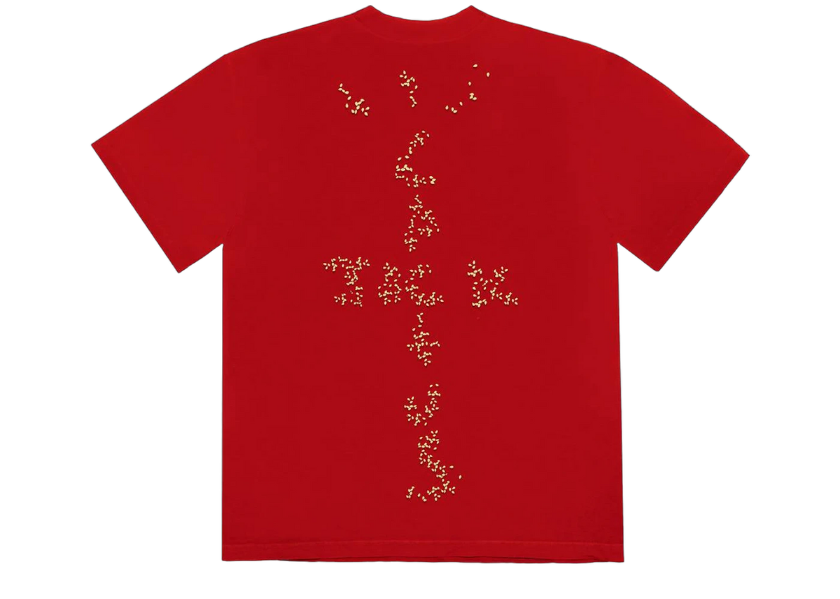 Travis Scott x McDonald's Sesame Inv III T-Shirt Red