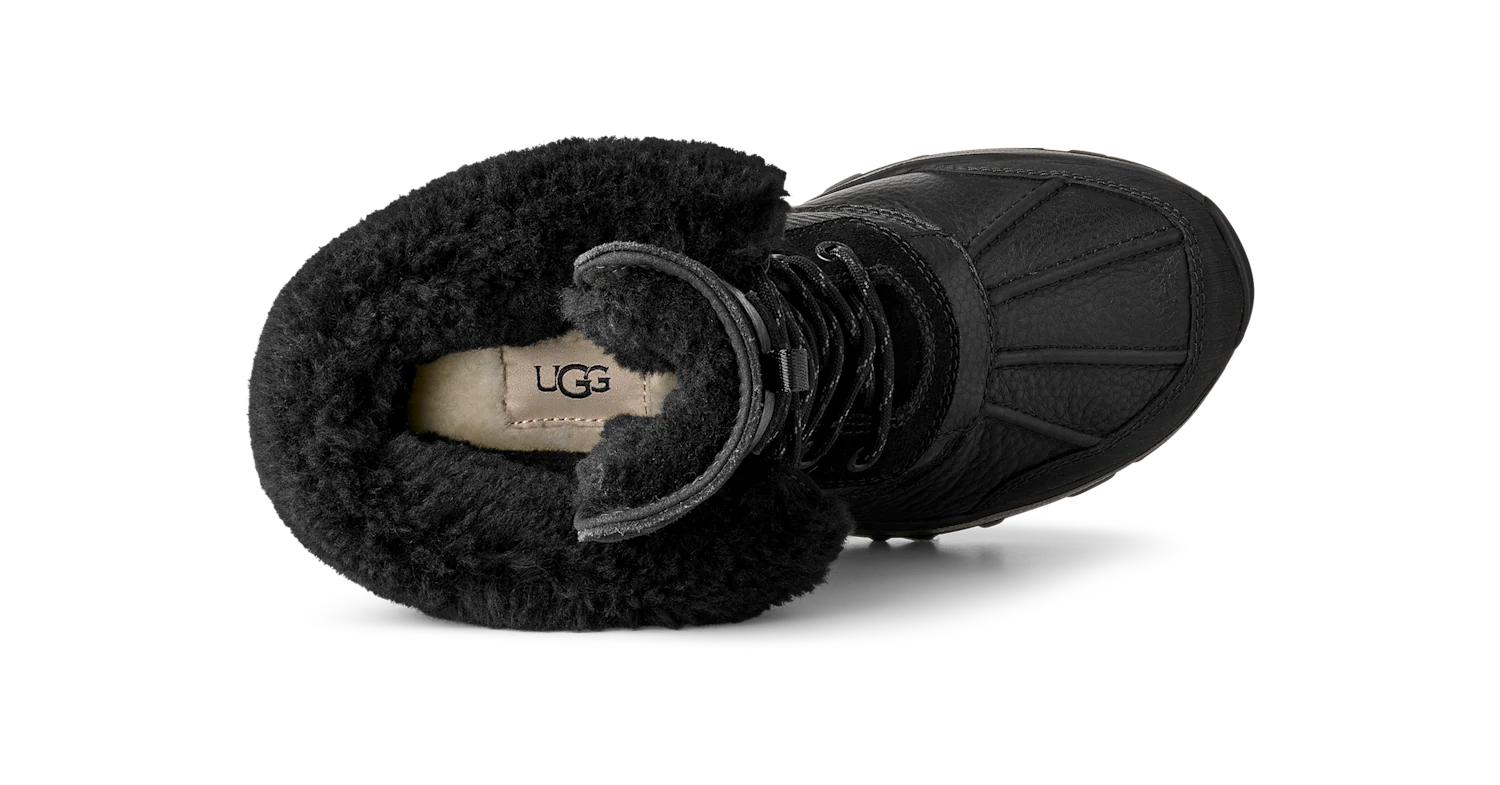 UGG Adirondack Boot XXV Black, Black (1170591-BLK)