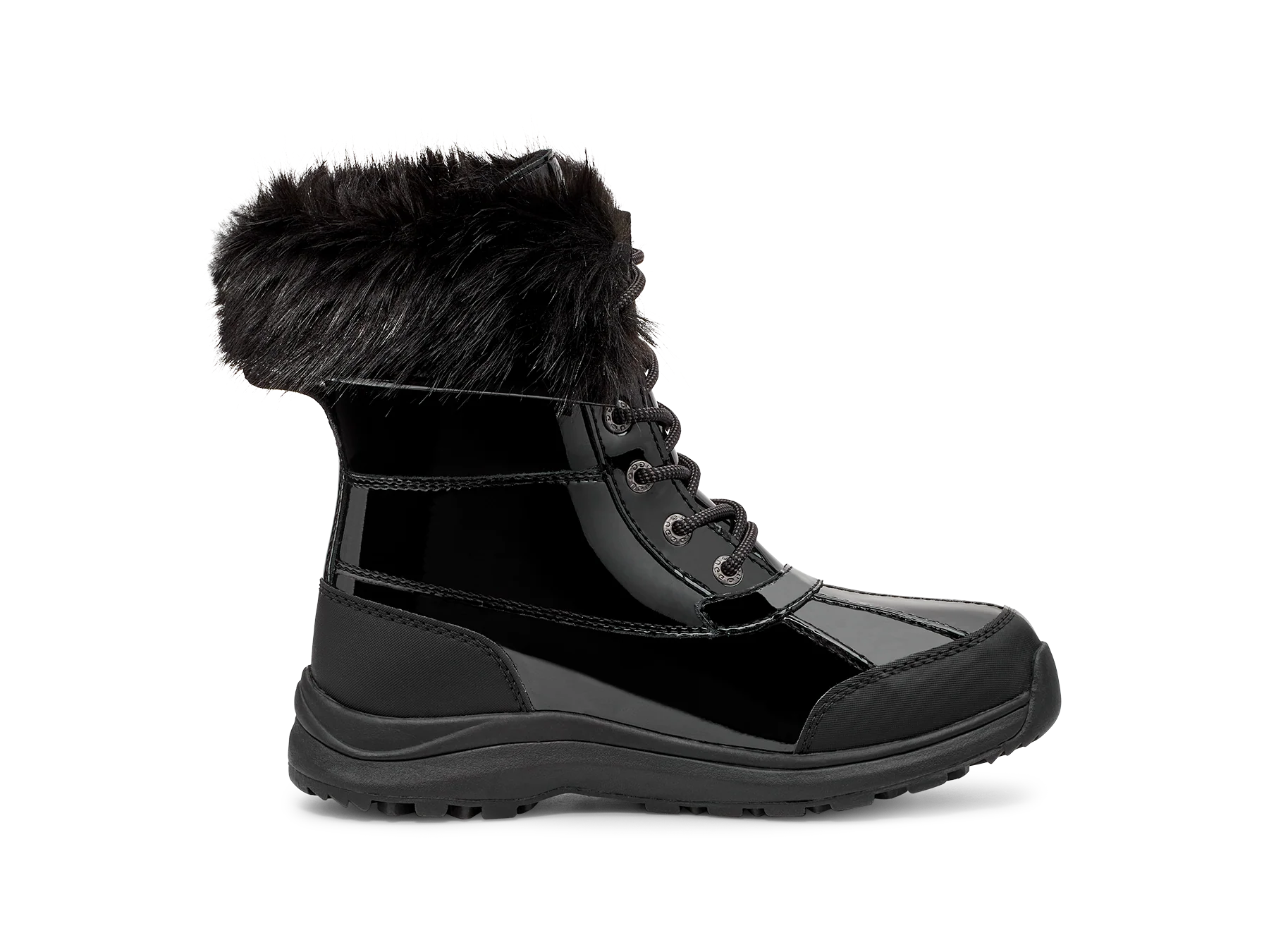 UGG Adirondack III Patent Boot Black, Black (1132991-BLK)