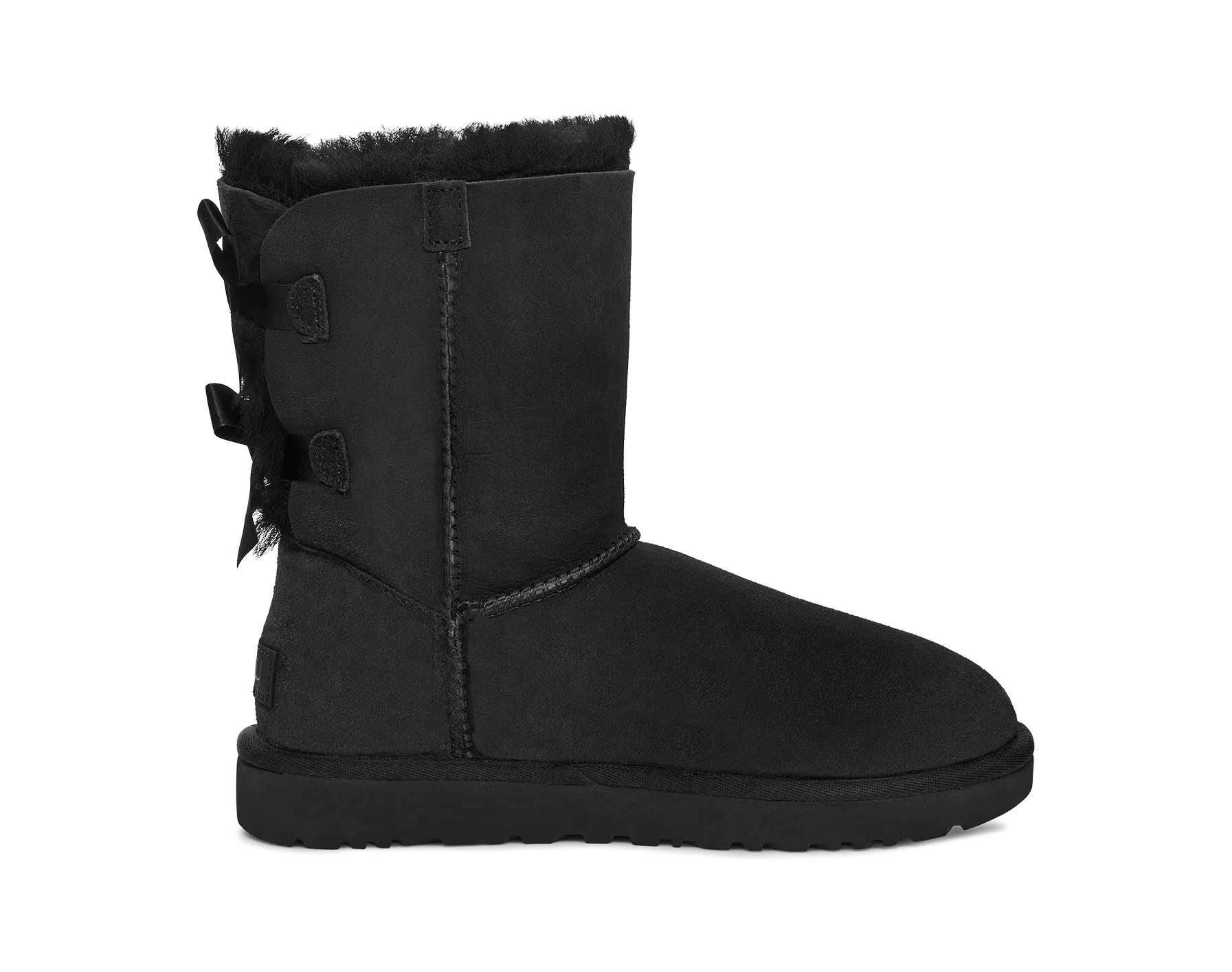 UGG Bailey Bow II Boot Black, Black/Black (1016225-BLK)