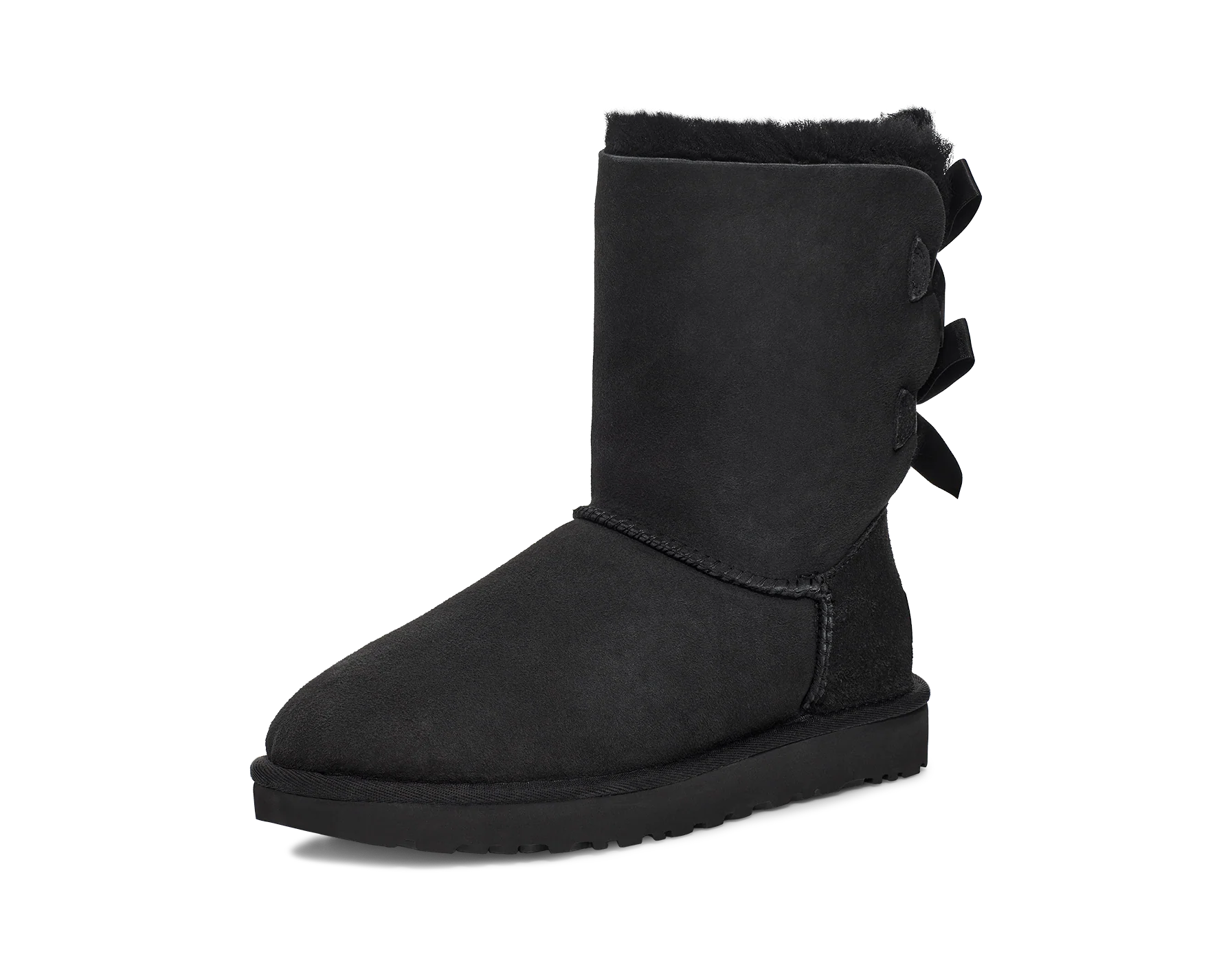 UGG Bailey Bow II Boot Black, Black/Black (1016225-BLK)