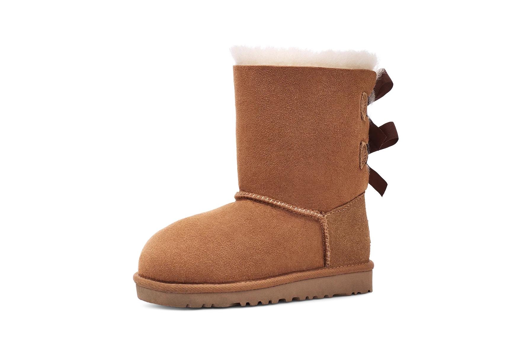 UGG Bailey Bow II Boot Chestnut (Kids), Chestnut/Chestnut (1017394K-CHE)