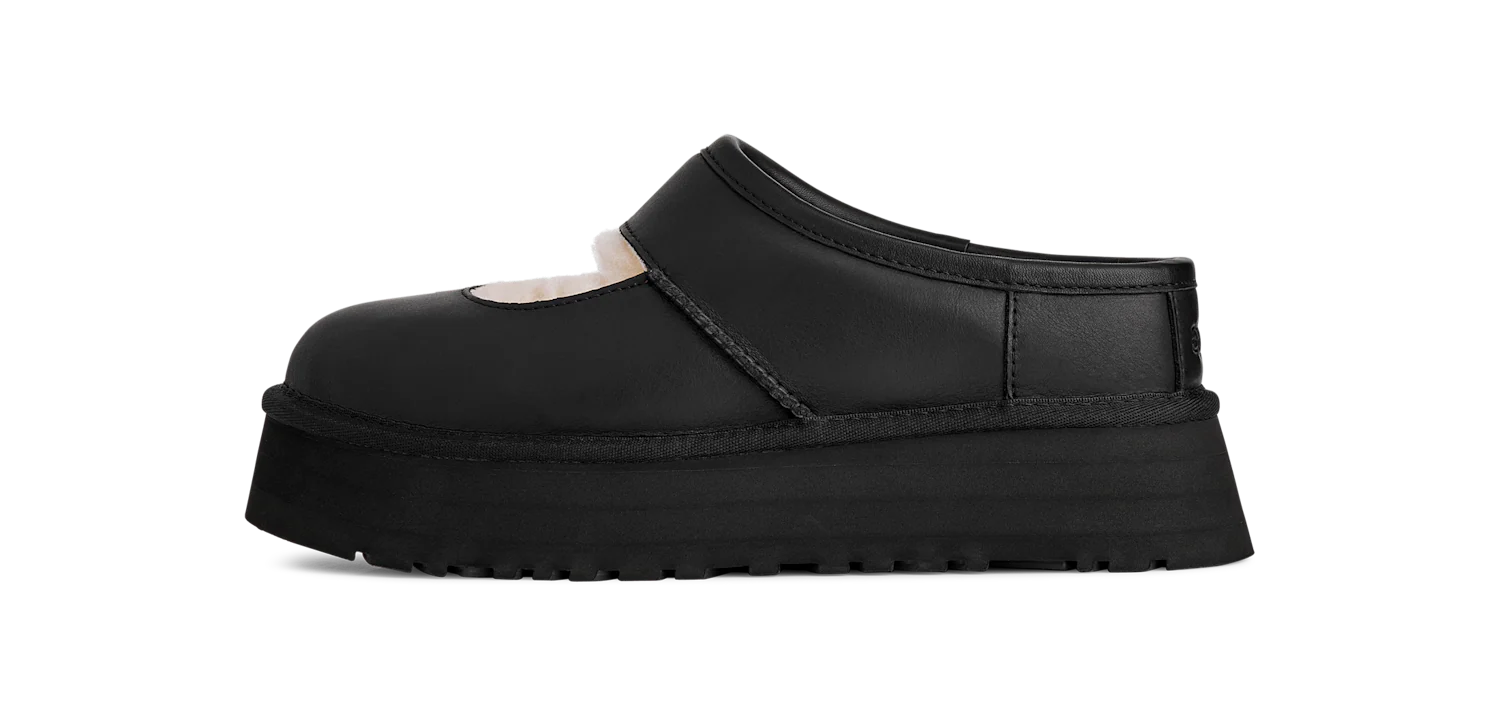 UGG Bea Mary Jane Leather Black, Black (1172871-BLK)