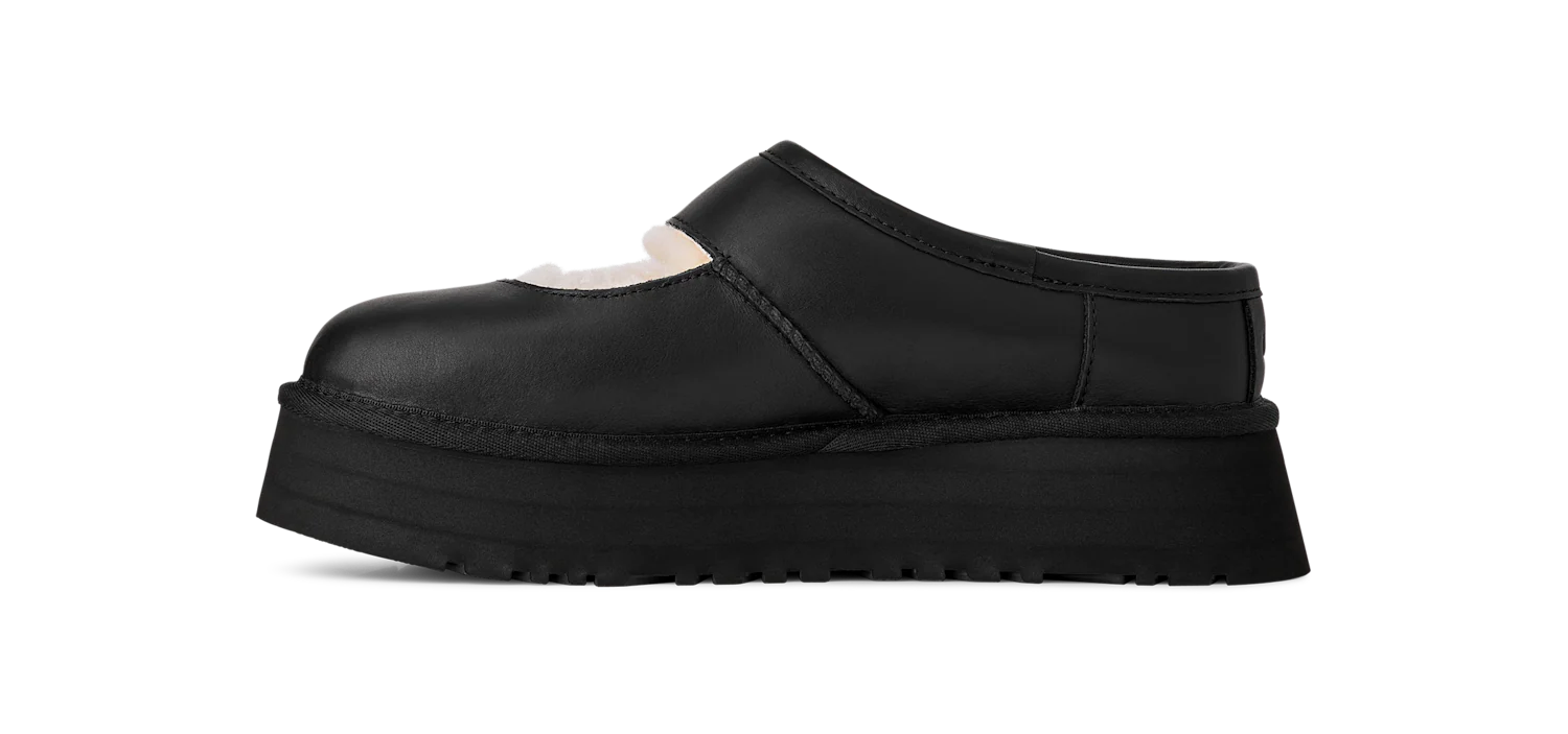 UGG Bea Mary Jane Leather Black, Black (1172871-BLK)