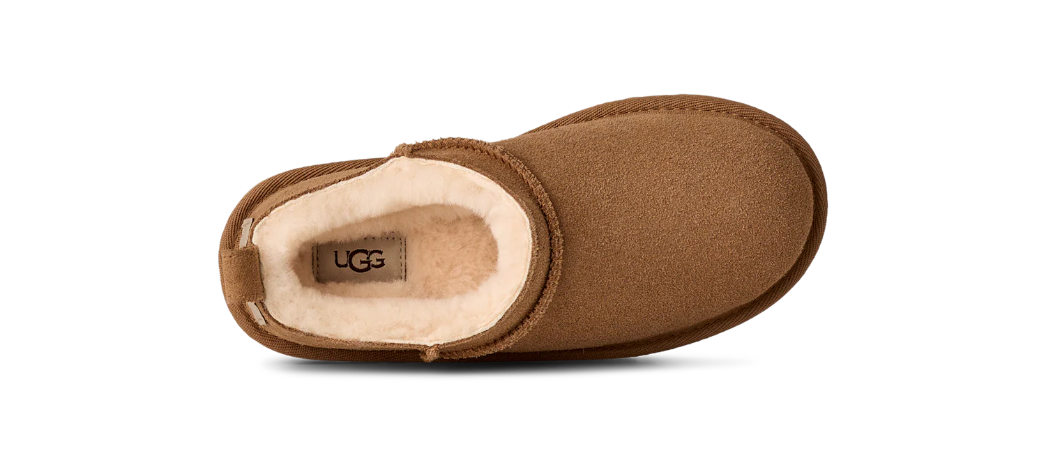 UGG Classic Micro Slipper Chestnut (Kids), Chestnut (1174410K-CHE)