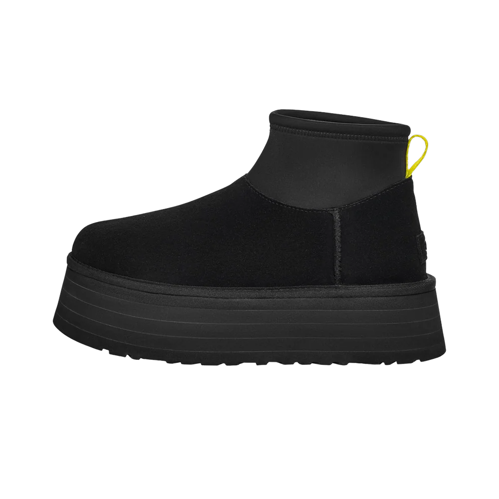UGG Classic Mini Dipper Boot Black Yellow