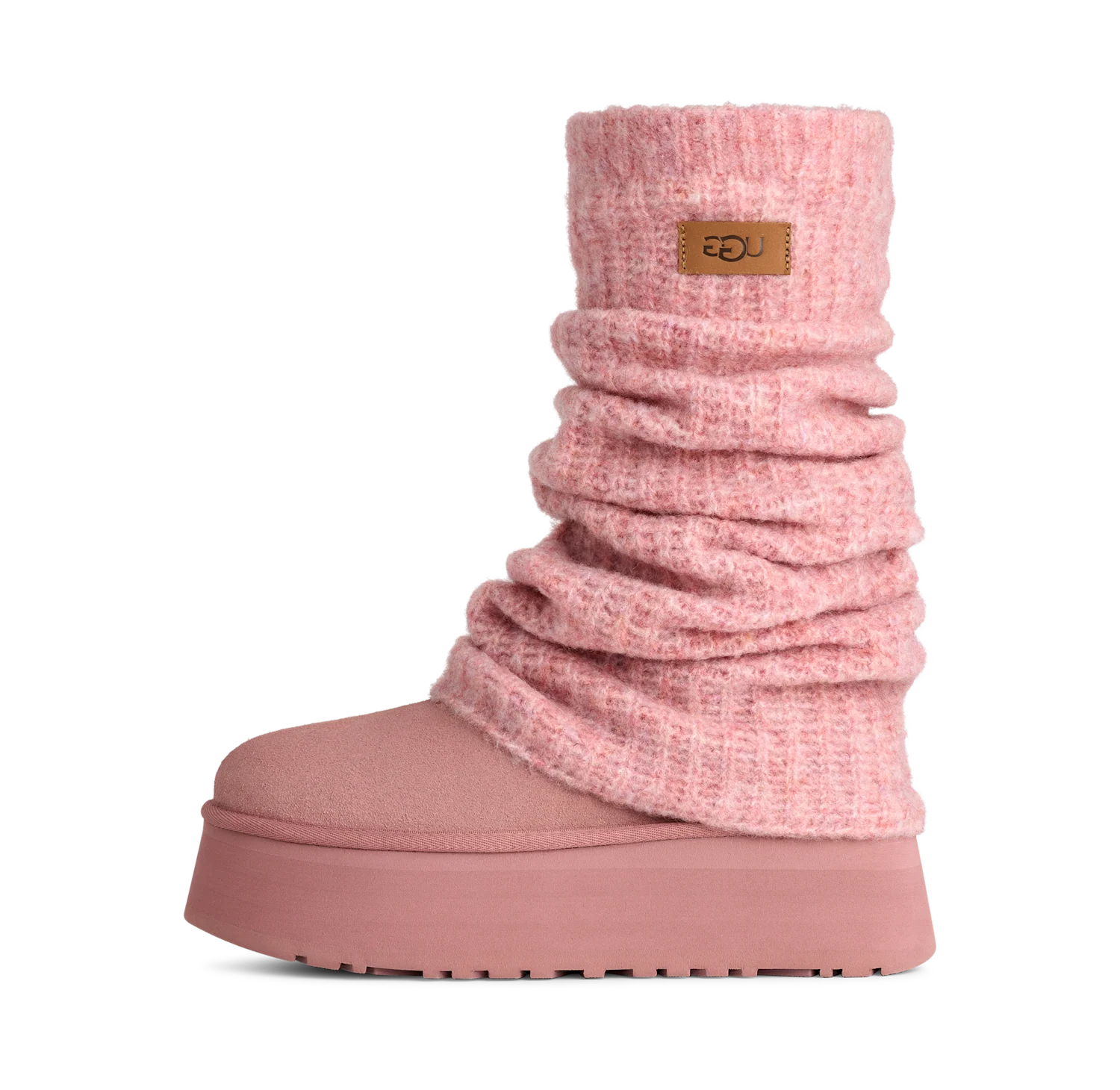 UGG Classic Mini Dipper Legwarmer Boot Pink Dawn