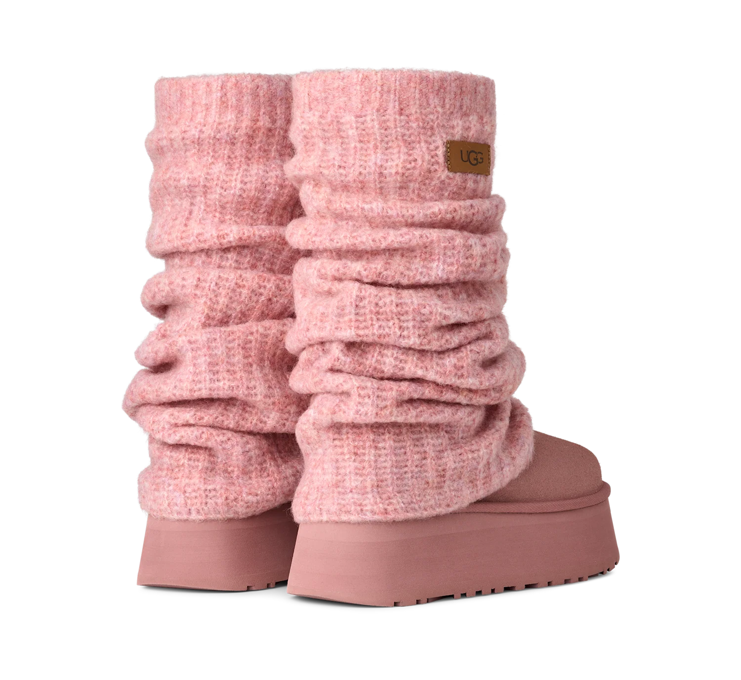 UGG Classic Mini Dipper Legwarmer Boot Pink Dawn