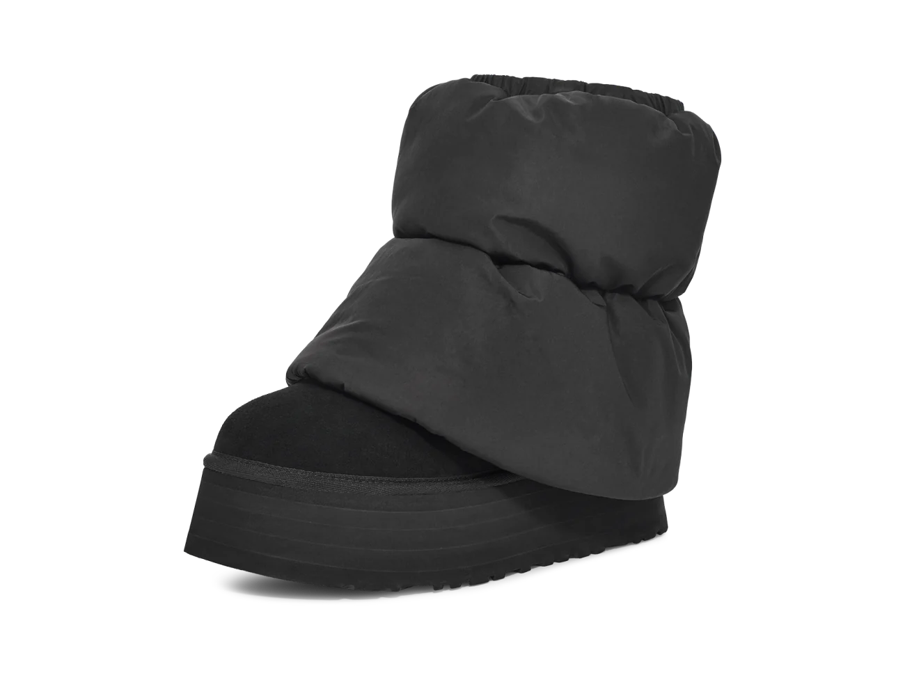 UGG Classic Mini Dipper Puffer Boot Black, Black/Black (1158275-BBLC)