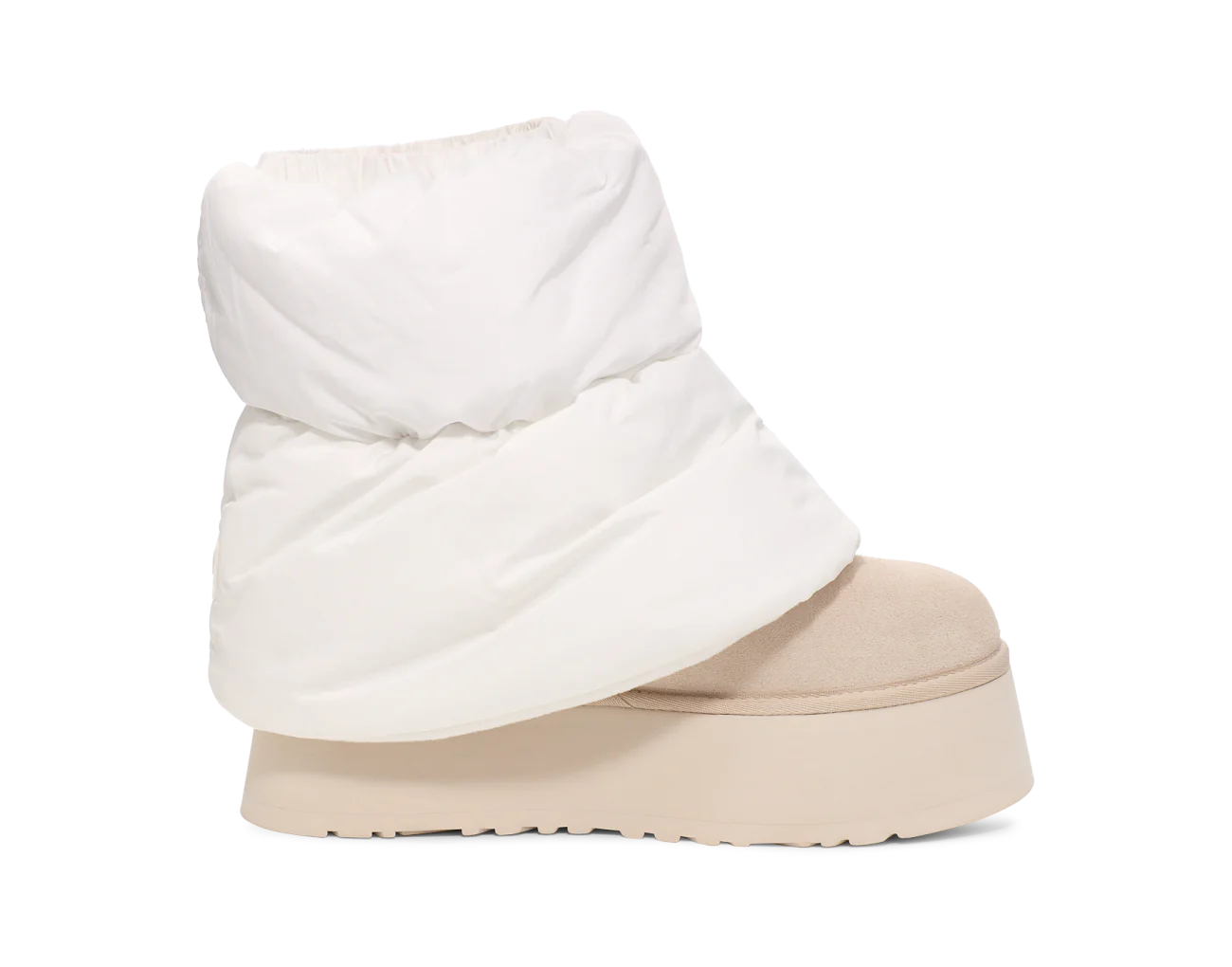 UGG Classic Mini Dipper Puffer Boot White Ceramic, White/Ceramic (1158275-WCRM)