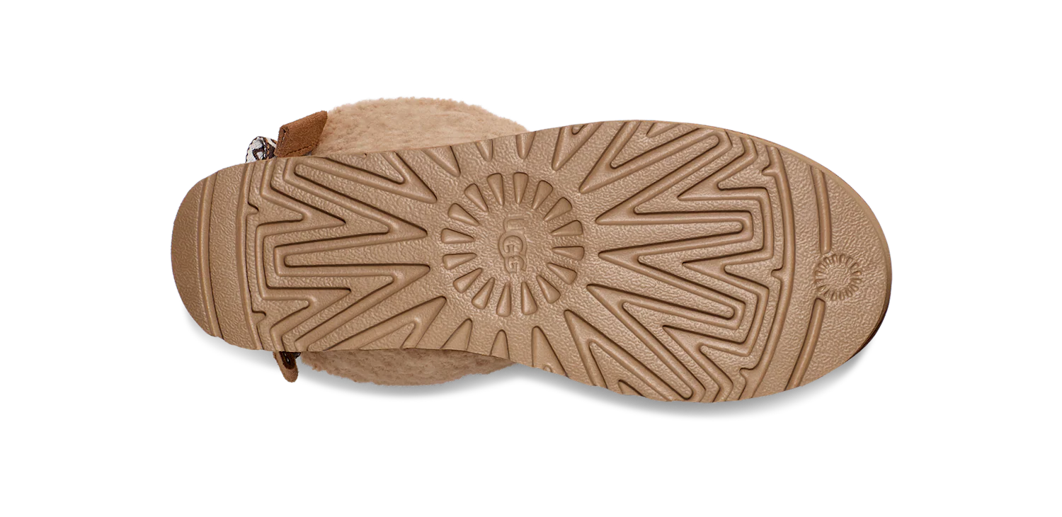 UGG Classic Mini Maxi Curly Boot Chestnut, Chestnut (1158267-CHE)