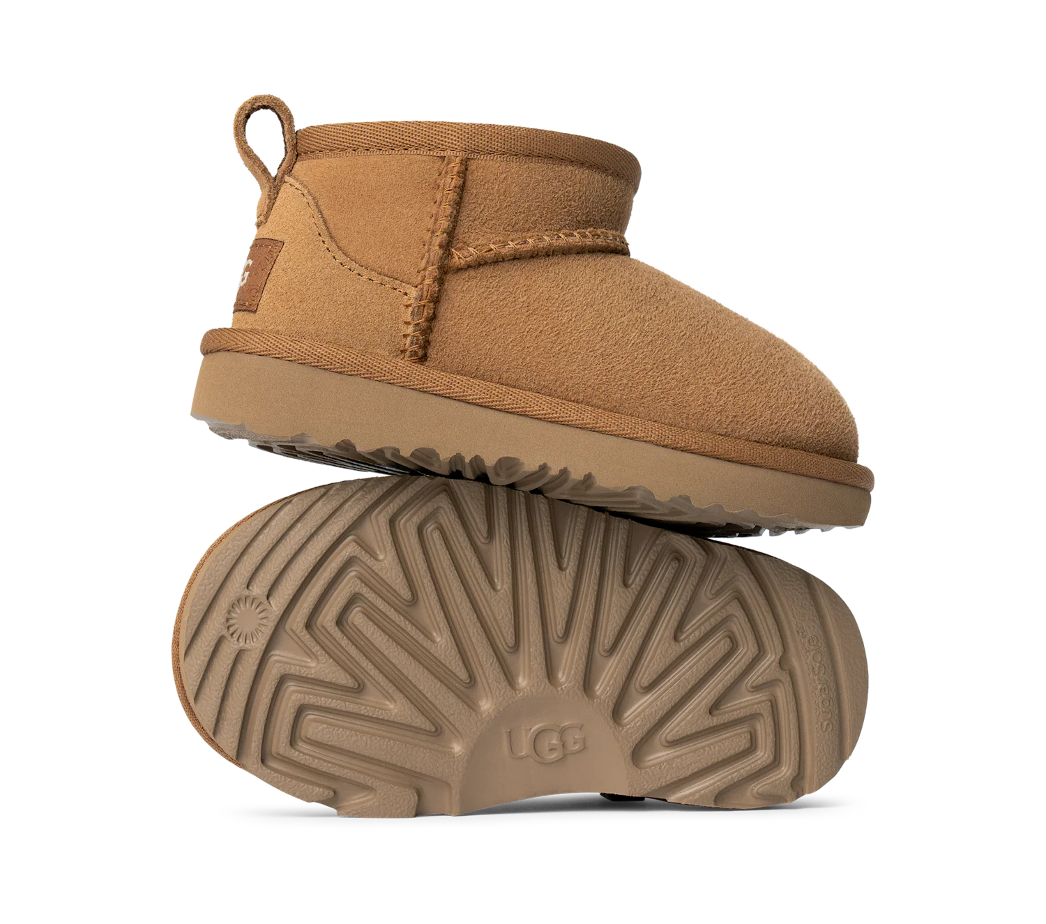 UGG Classic Ultra Mini Boot Chestnut (Toddler), Chestnut (1130750T-CHE)