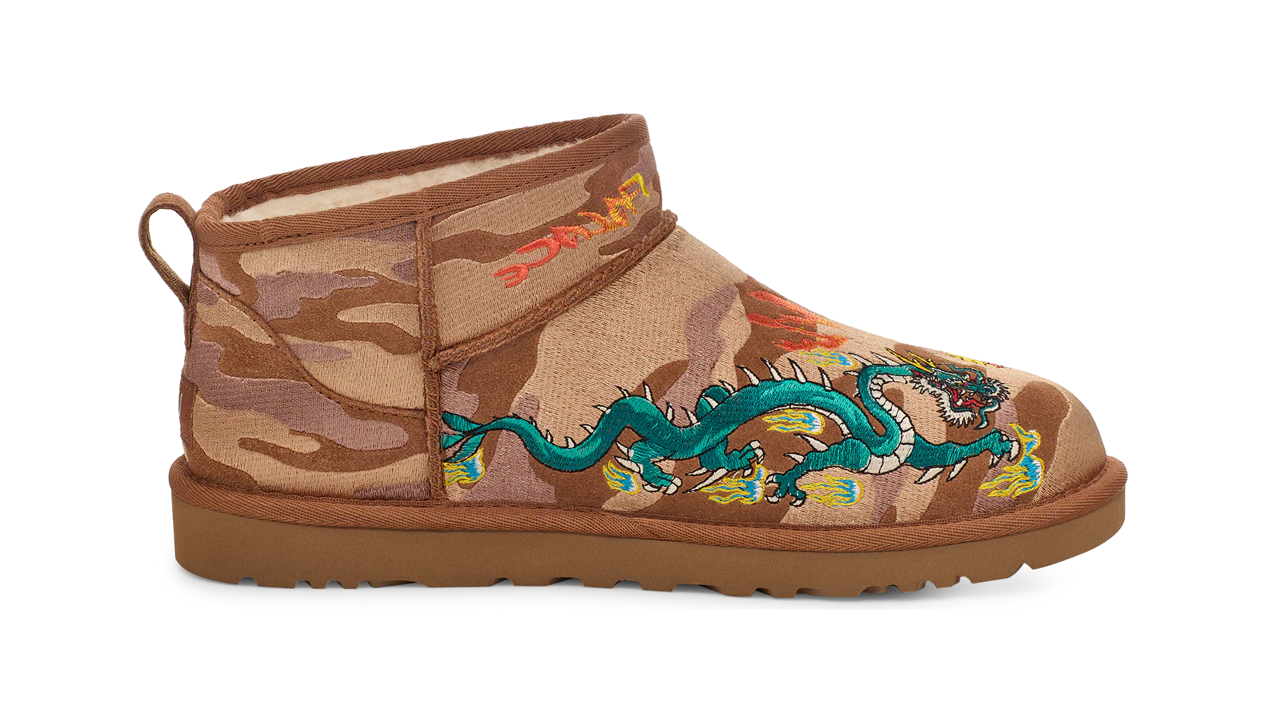 UGG Classic Ultra Mini Boot Palace Chestnut Camo, Chestnut (1172071-CTCM)