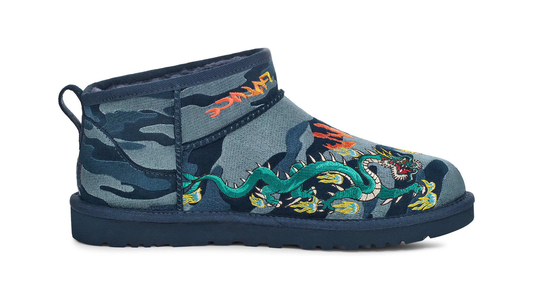 UGG Classic Ultra Mini Boot Palace Navy Camo, Navy (1172071-BCM)